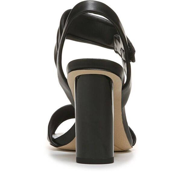 Elegant Black Heeled Sandals By Franco Sarto NWT - Picture 2 of 12